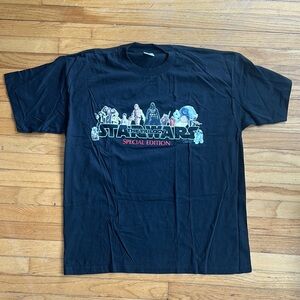 StarWars "The Trilogy " Special Edition 1997 Black Short Sleeve Tee XL